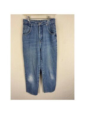 Eldorado Reserve Vintage 90s High Waisted Bareback Tapered Jeans Blue Women 12